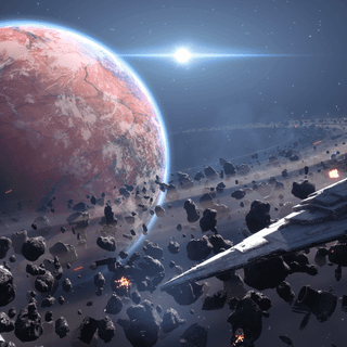 Star Wars space 4k wallpaper