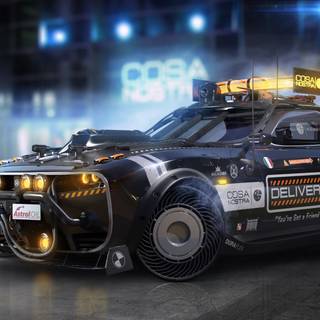 Cyberpunk cars 4k wallpaper