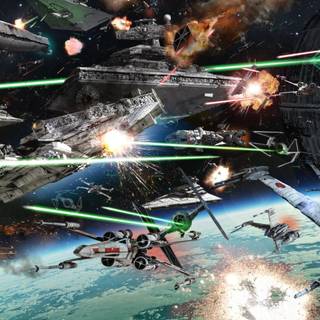 Star Wars space 4k wallpaper