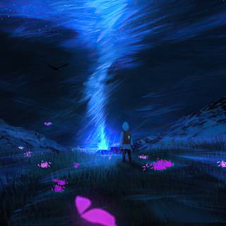 Dark landscape 4k wallpaper