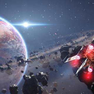 Star Wars space 4k wallpaper