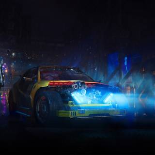 Cyberpunk cars 4k wallpaper