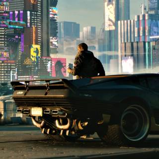 Cyberpunk cars 4k wallpaper