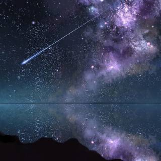 Shooting star 4k wallpaper