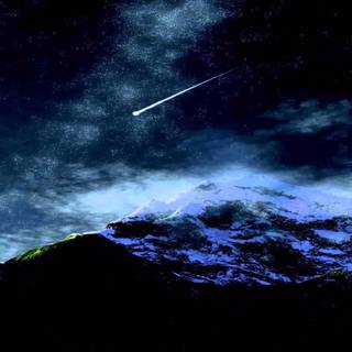 Shooting star 4k wallpaper