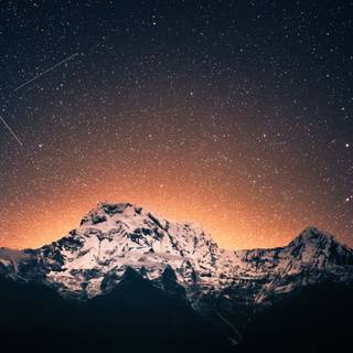 Shooting star 4k wallpaper