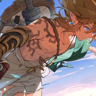 Link Tears of The Kingdom wallpaper