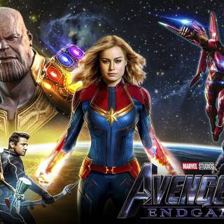 Thor and Thanos 4k wallpaper