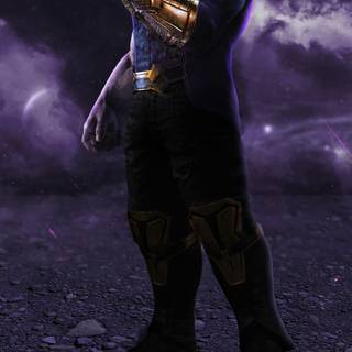 Thor and Thanos 4k wallpaper