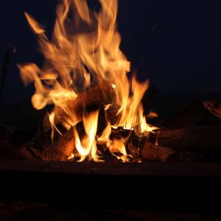 4k campfire wallpaper