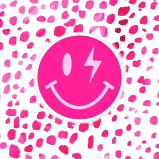 Hot pink preppy wallpaper