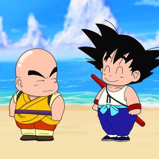 Goku and Krillin wallpaper