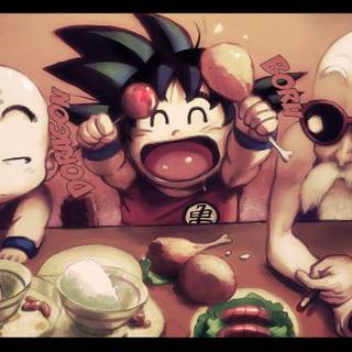 Goku and Krillin wallpaper