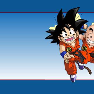 Goku and Krillin wallpaper
