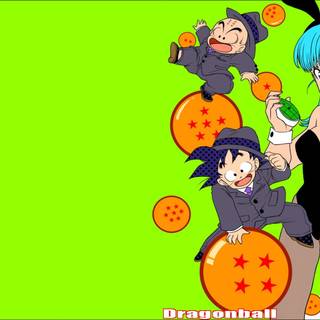 Goku and Krillin wallpaper