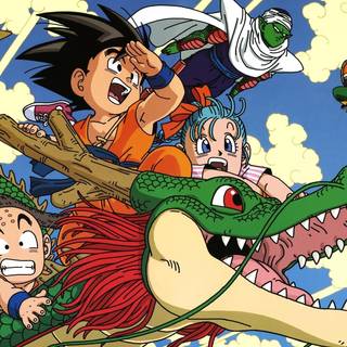 Goku and Krillin wallpaper