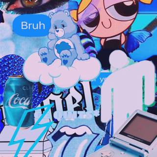 Blue iPhone XR wallpaper