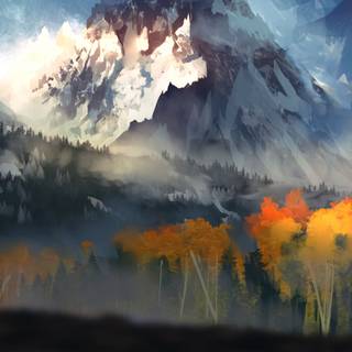 Fantasy autumn fall wallpaper