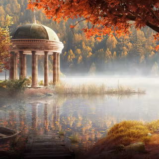 Fantasy autumn fall wallpaper