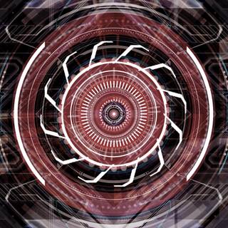 Red tech 4k wallpaper