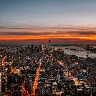 City skyline 4k wallpaper