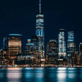 City skyline 4k wallpaper