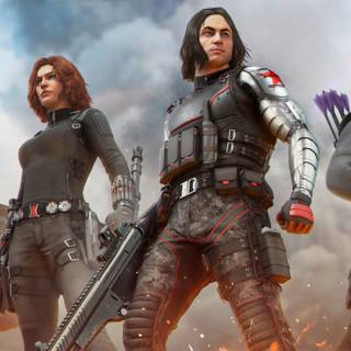 4k Bucky Barns wallpaper