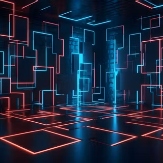 Red tech 4k wallpaper