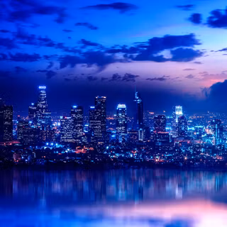 City skyline 4k wallpaper