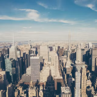 City skyline 4k wallpaper