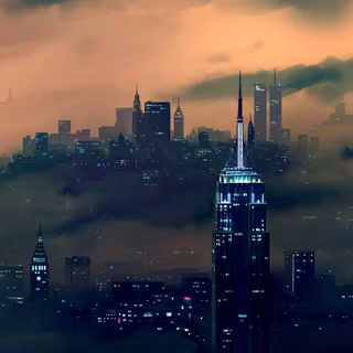 City skyline 4k wallpaper