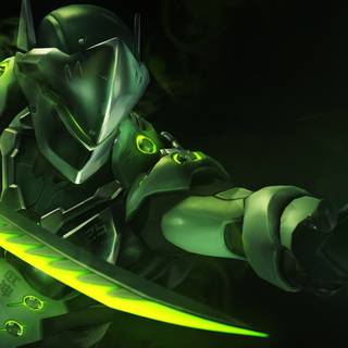 Overwatch Genji 4k wallpaper