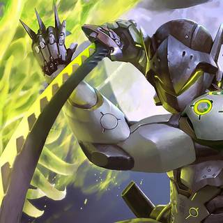 Overwatch Genji 4k wallpaper