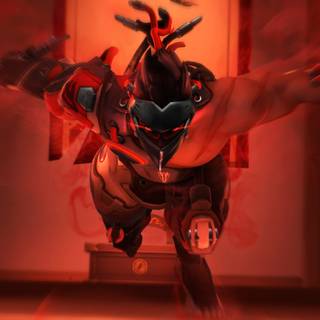 Overwatch Genji 4k wallpaper