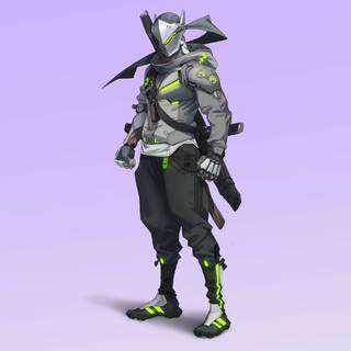 Overwatch Genji 4k wallpaper
