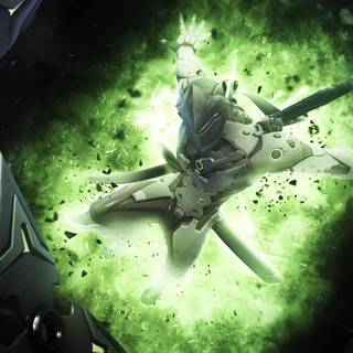 Overwatch Genji 4k wallpaper