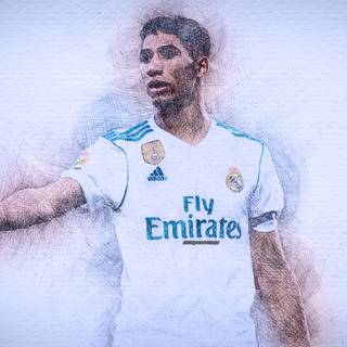 Hakimi 4k wallpaper