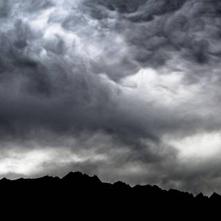 4k black clouds wallpaper