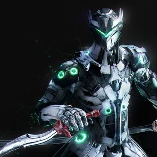 Overwatch Genji 4k wallpaper