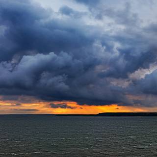 4k black clouds wallpaper