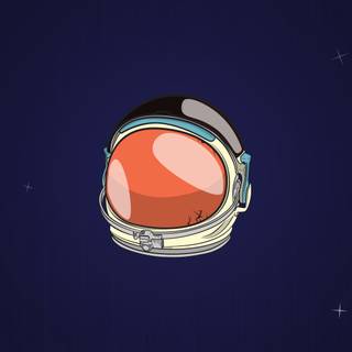 Space minimalist 4k wallpaper