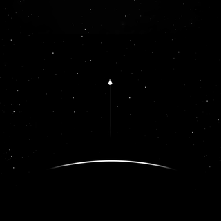 Space minimalist 4k wallpaper