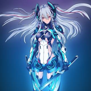 Manga girl 4k wallpaper