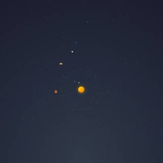 Space minimalist 4k wallpaper