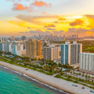 Miami Beach 4k wallpaper