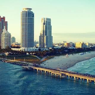 Miami Beach 4k wallpaper