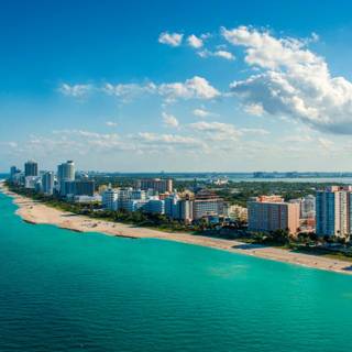 Miami Beach 4k wallpaper