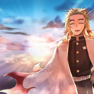 Rengoku laptop wallpaper