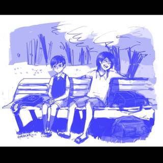 Suntan Omori wallpaper