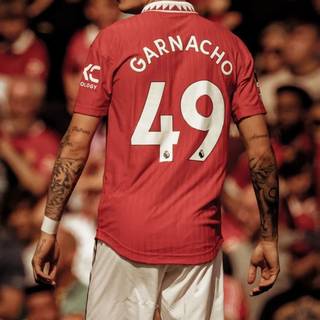 Garnacho iPhone wallpaper